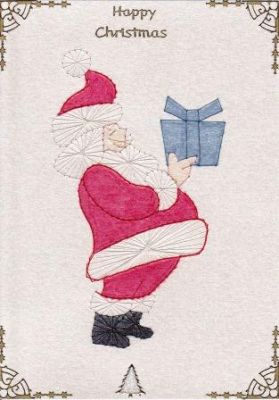 Stitched Santa
