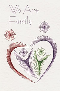 We Are Family Pattern
