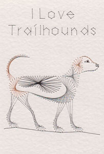 Trailhound Pattern At Stitching Cards