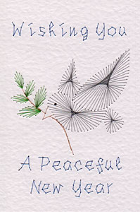New Year Peace Dove