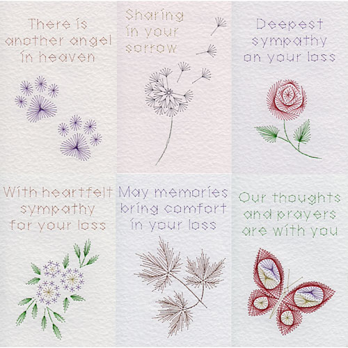 Sympathy Patterns At Stitching Cards